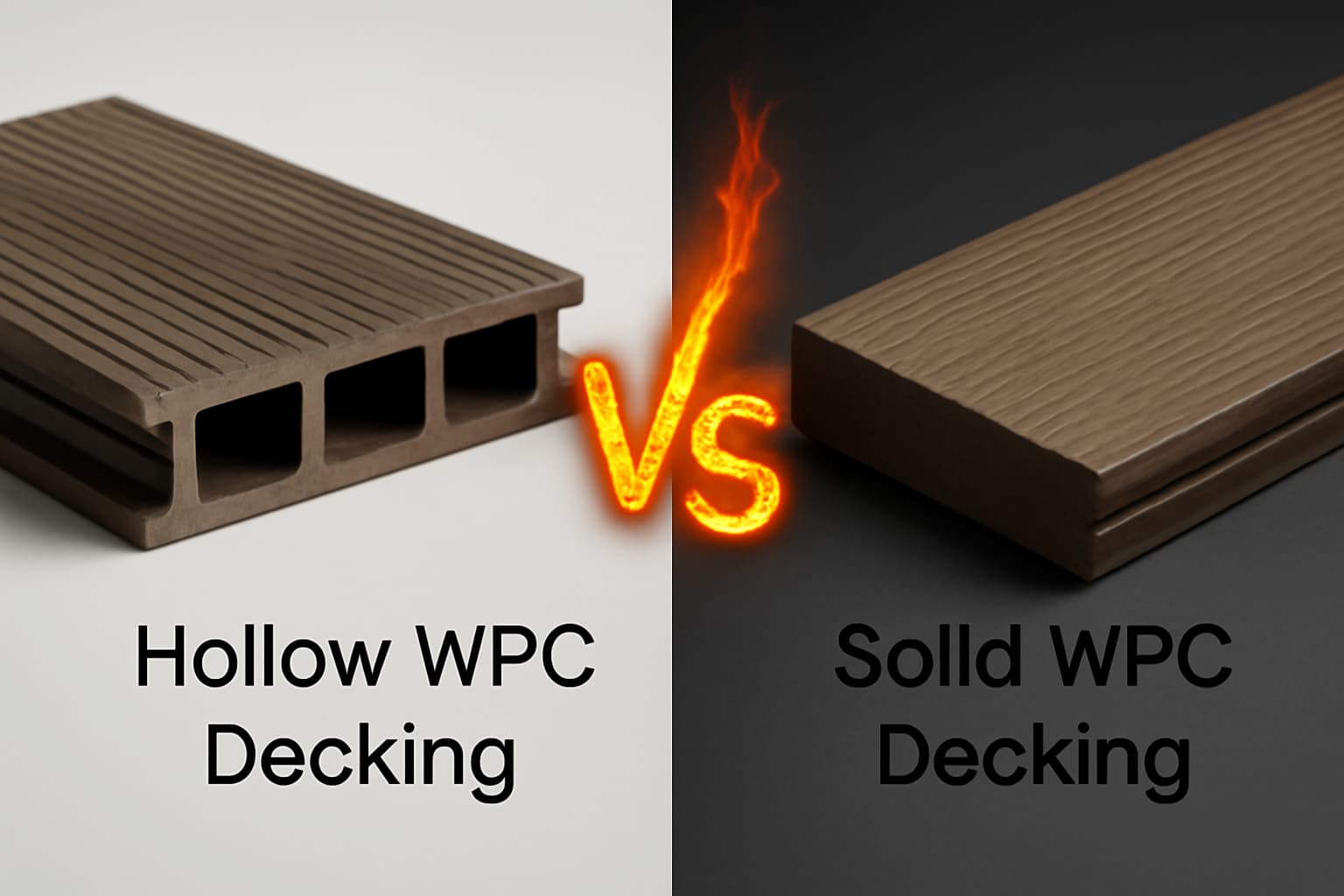 空心WPC地板 vs. 实心WPC地板：如何选择最合适的类型